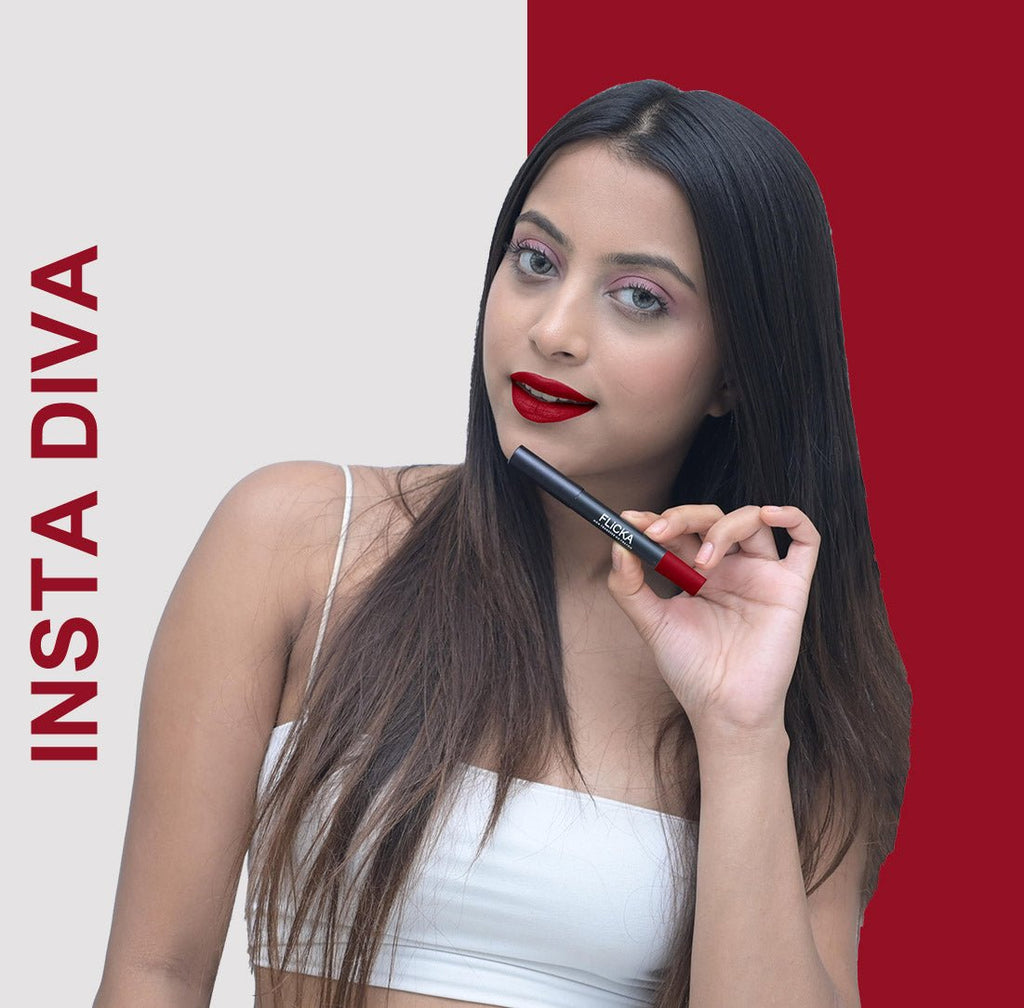 Flicka Lasting Lipsence Crayon Lipstick
