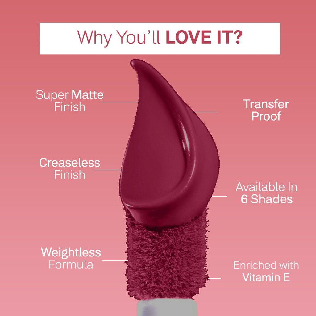 Flicka Weightless Impression Matte Liquid Lipstick