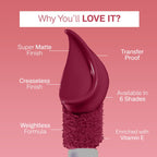 Flicka Weightless Impression Matte Liquid Lipstick