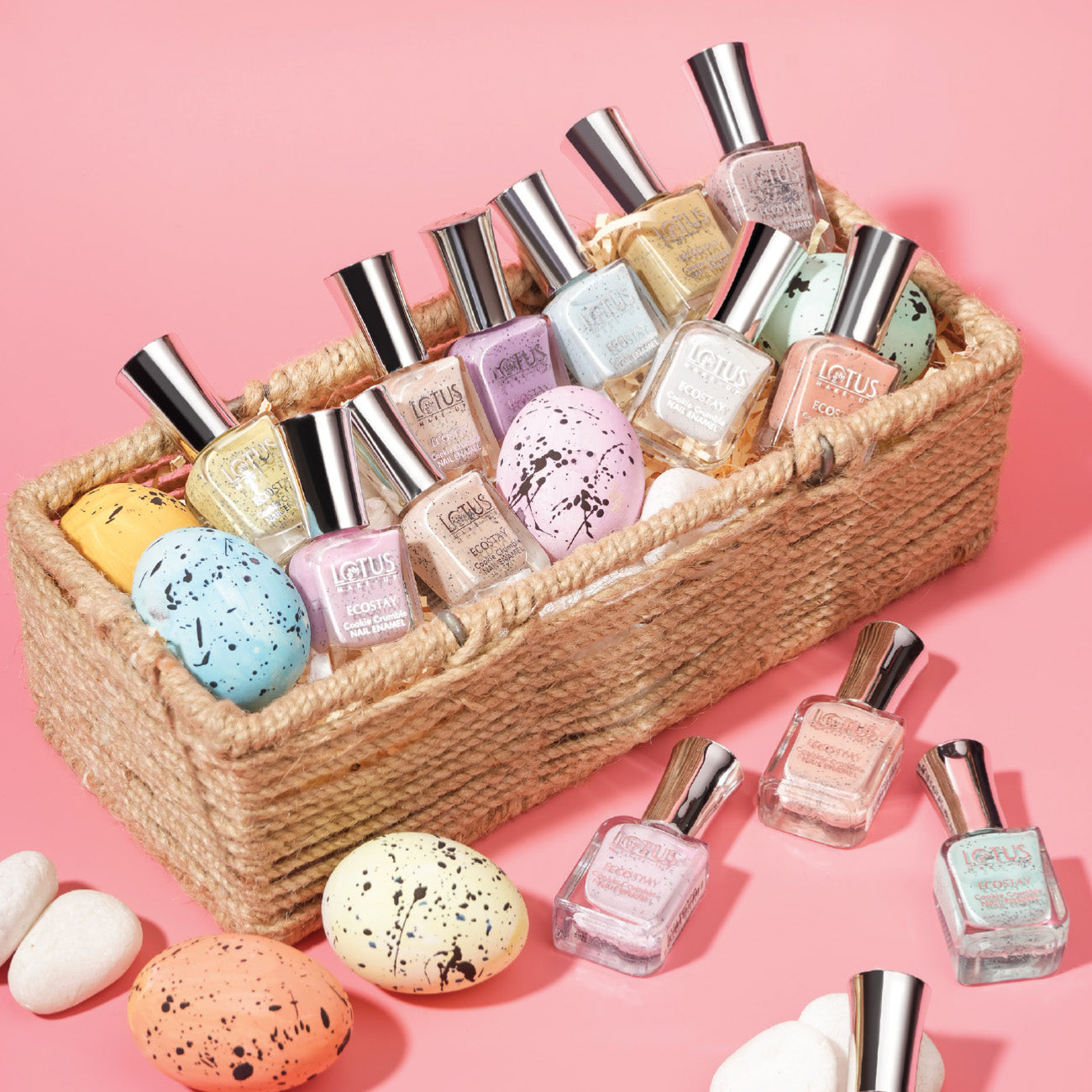 Lotus Make-Up Ecostay Cookie Crumble Nail Enamel | Chip Resistent | 10ml