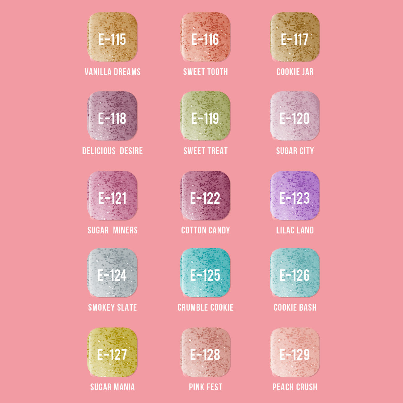 Lotus Make-Up Ecostay Cookie Crumble Nail Enamel | Chip Resistent | 10ml