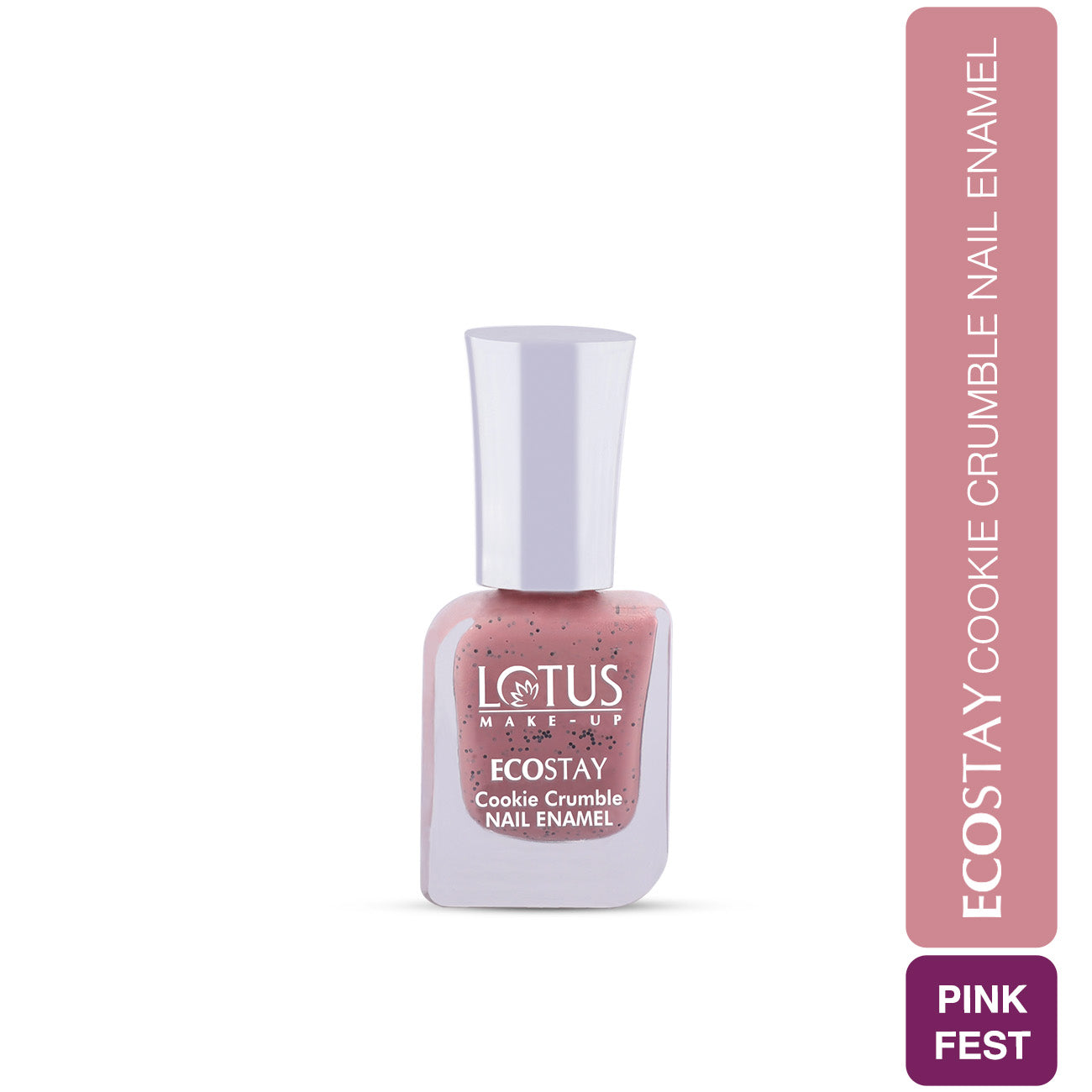 Lotus Make-Up Ecostay Cookie Crumble Nail Enamel | Chip Resistent | 10ml
