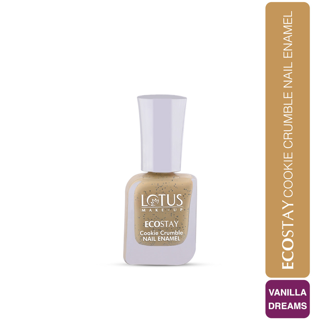 Lotus Make-Up Ecostay Cookie Crumble Nail Enamel | Chip Resistent | 10ml