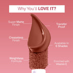 Flicka Weightless Impression Matte Liquid Lipstick