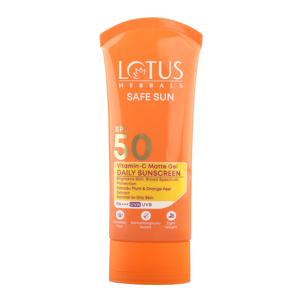 Lotus Safe Sun Vitamin-C MatteGEL Daily Sunscreen SPF 50