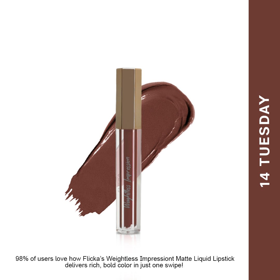 Flicka Weightless Impression Matte Liquid Lipstick