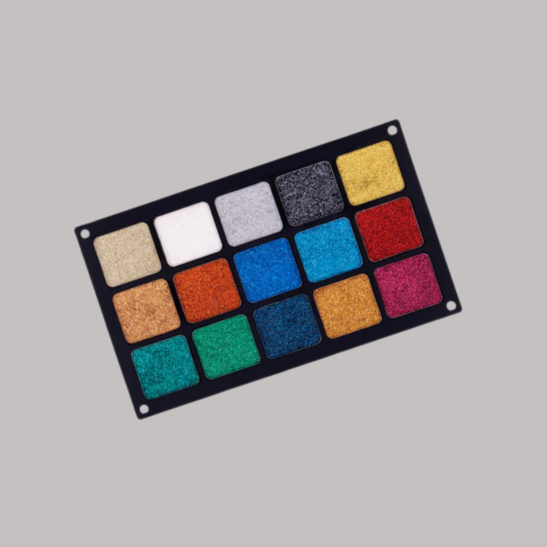 Gorgeous Girl 15 Colors Glitter Eyeshadow Palette