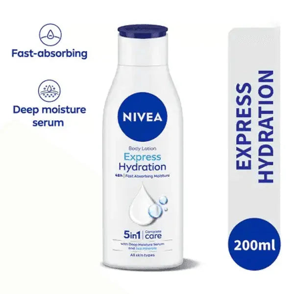 NIVEA Express Hydration Body Lotion, 200ml