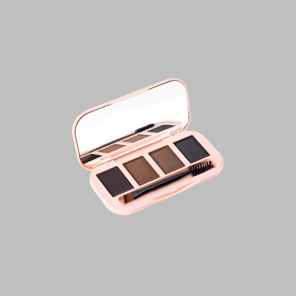 Gorgeous Girl Brow Contouring Eye Brow Kit with Dual Side Brush, 12g