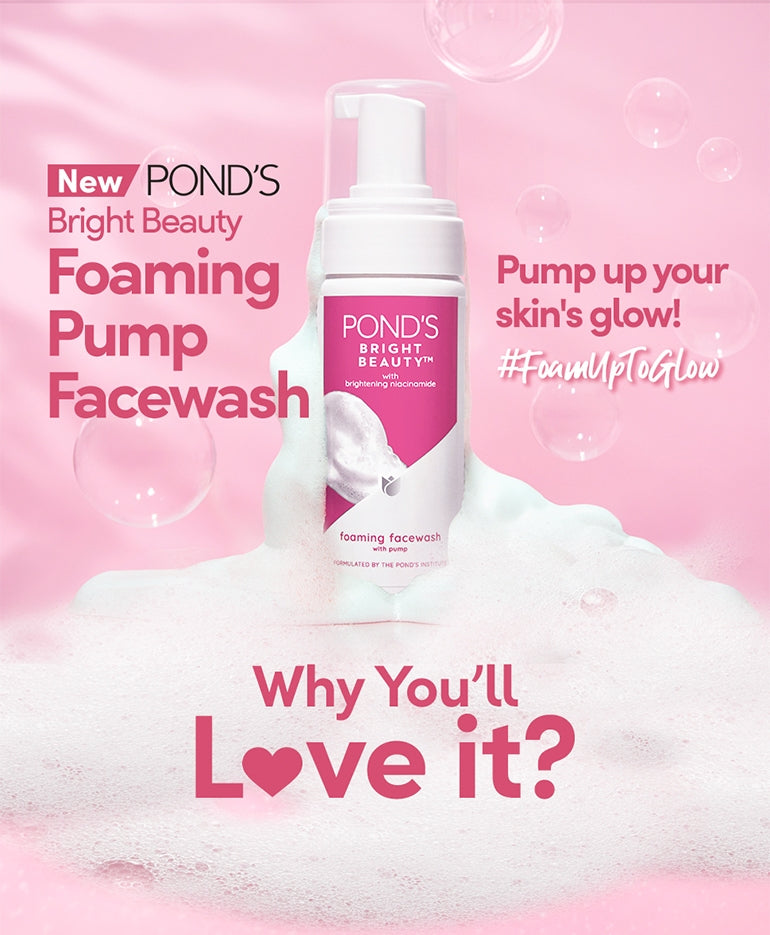 POND'S Bright Beauty Foaming Pump Facewash
