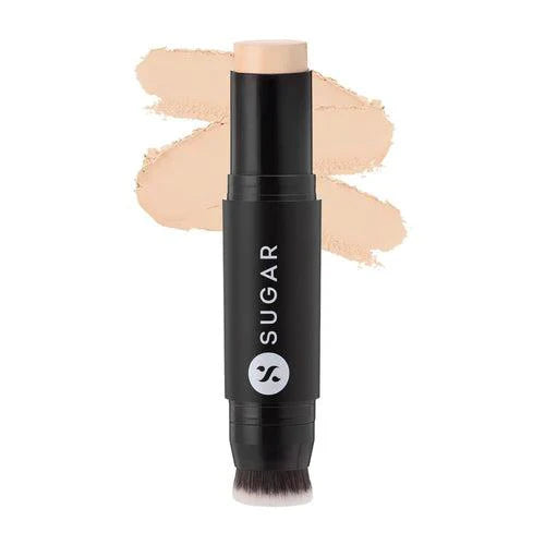 SUGAR Cosmetics Ace Of Face Foundation Stick with In-Built Brush | Lasts 24hrs | Full Coverage Foundation for Women | 7gm