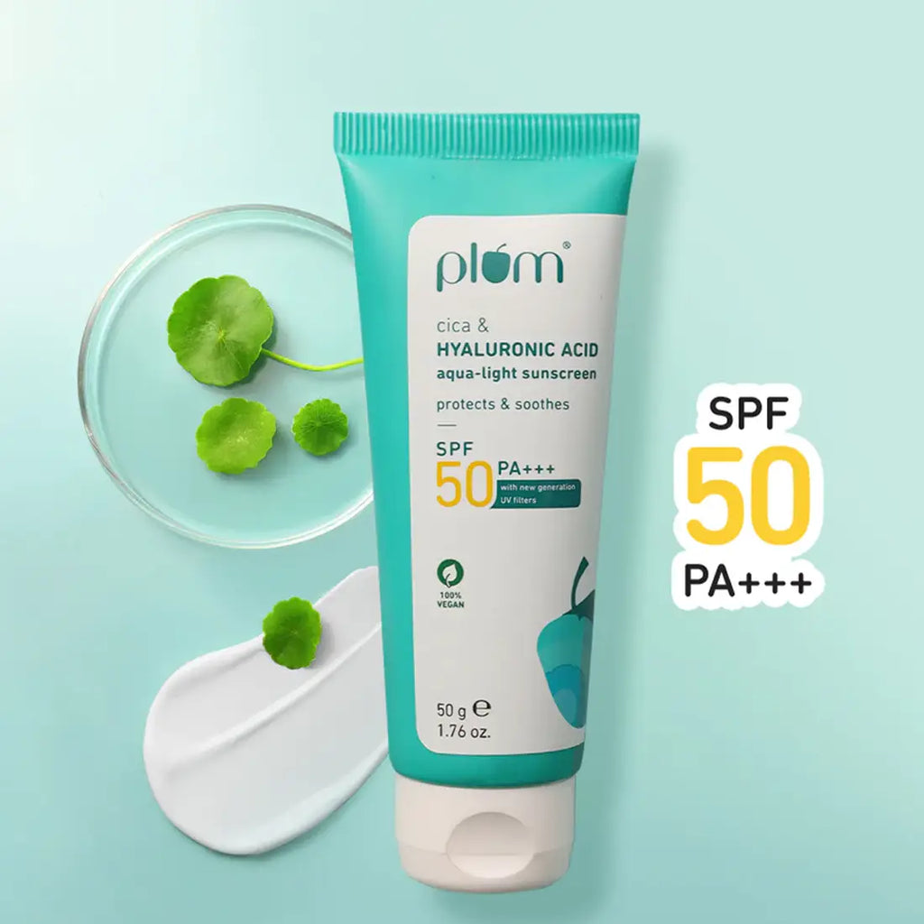 Plum Cica & Hyaluronic Acid SPF 50 Sunscreen