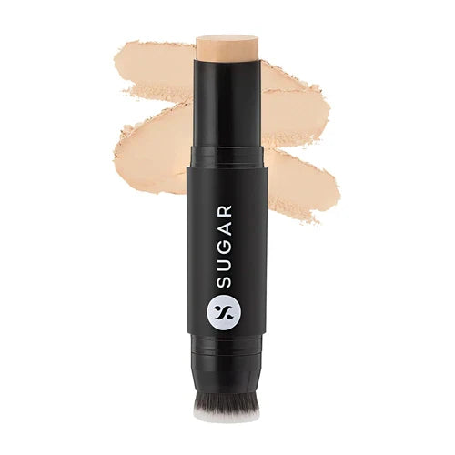 SUGAR Cosmetics Ace Of Face Foundation Stick with In-Built Brush | Lasts 24hrs | Full Coverage Foundation for Women | 7gm