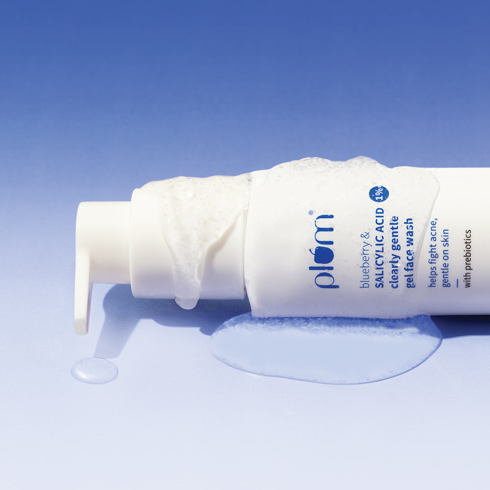 Plum Plum 1% Salicylic Acid Clearly Gentle Gel Face Wash with Blueberry