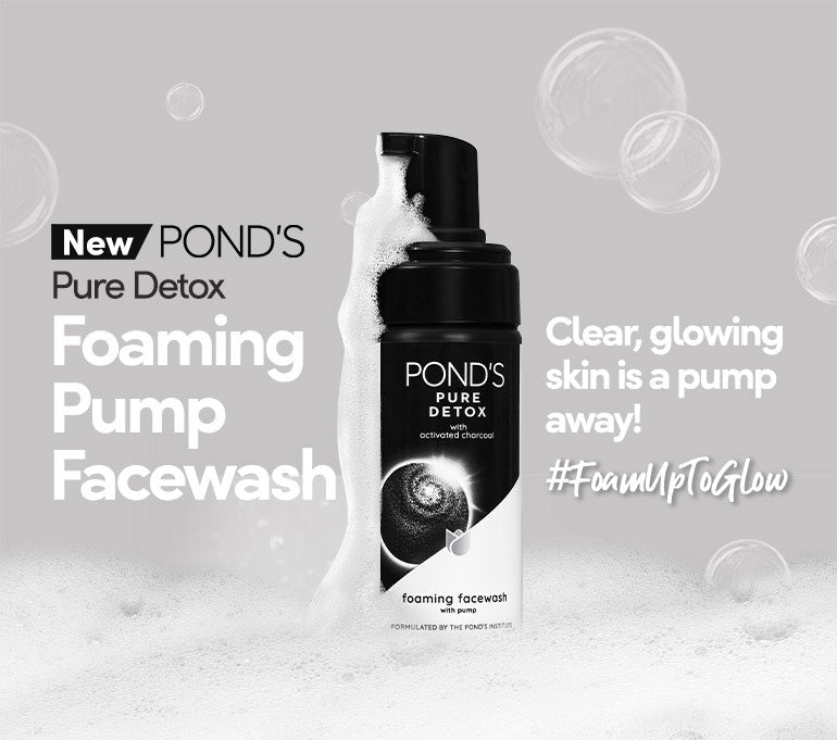POND'S Pure Detox Foaming Pump Facewash 150ml