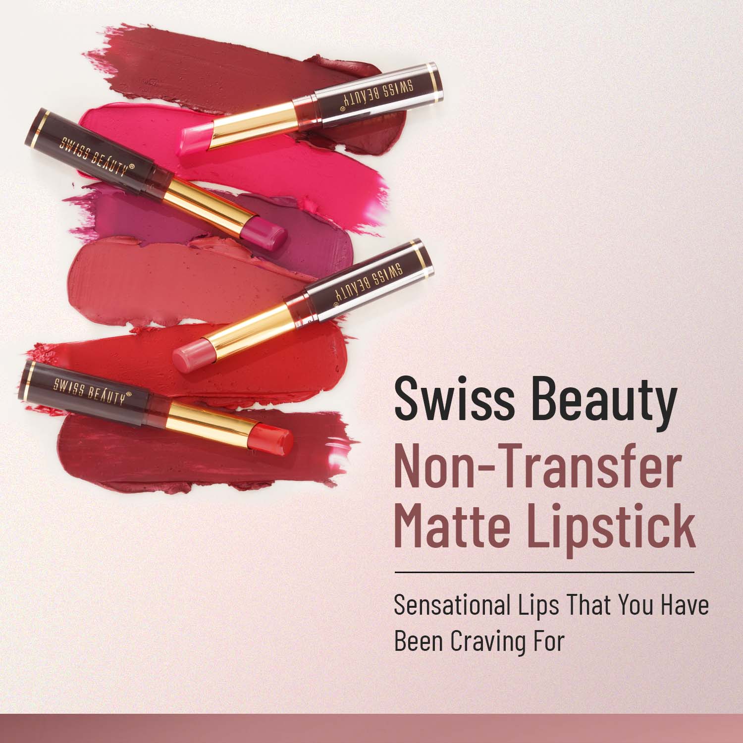 Swiss Beauty Non-transfer Matte Lipstick