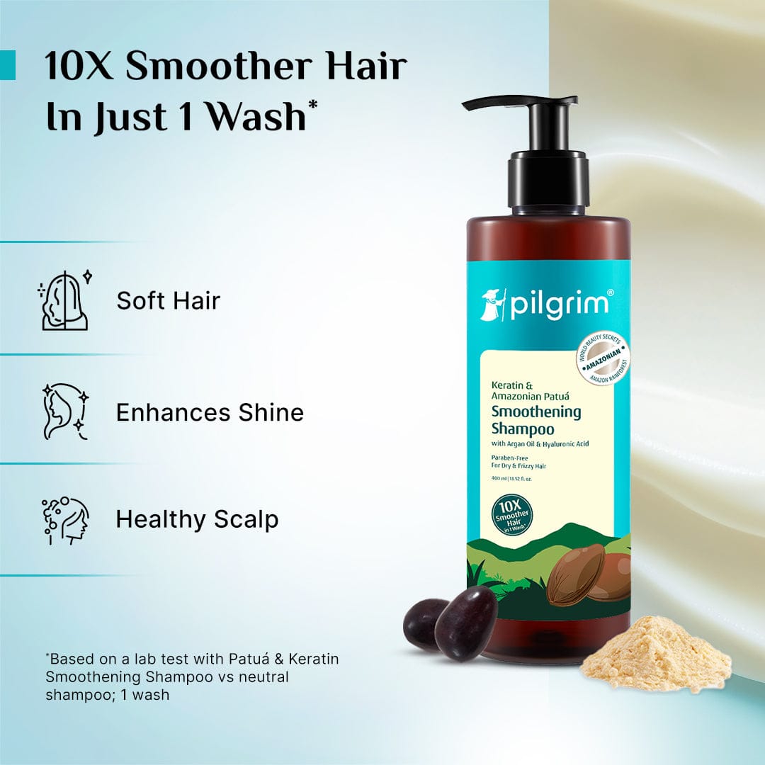 Pilgrim Patuá & Keratin Smoothening Shampoo