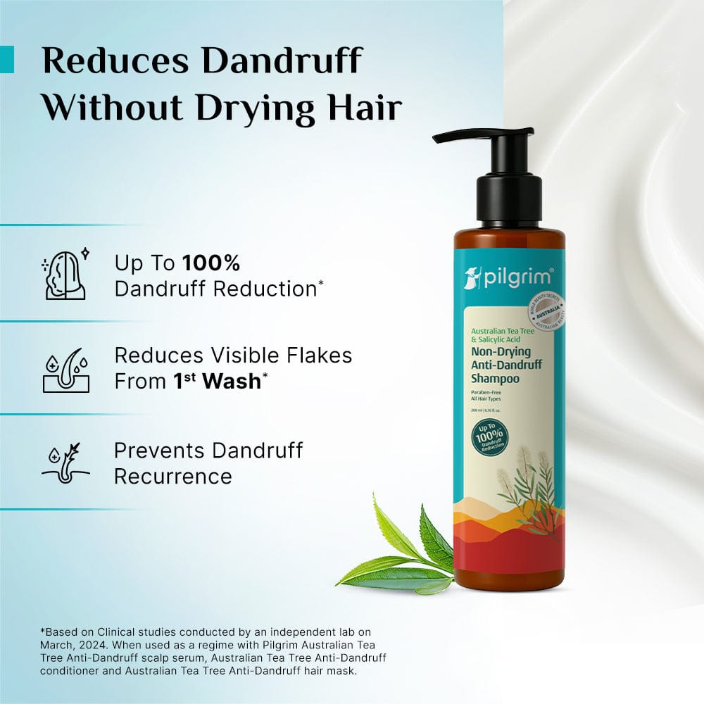 Pilgrim Australian Tea Tree Non-Drying Anti-Dandruff Shampoo