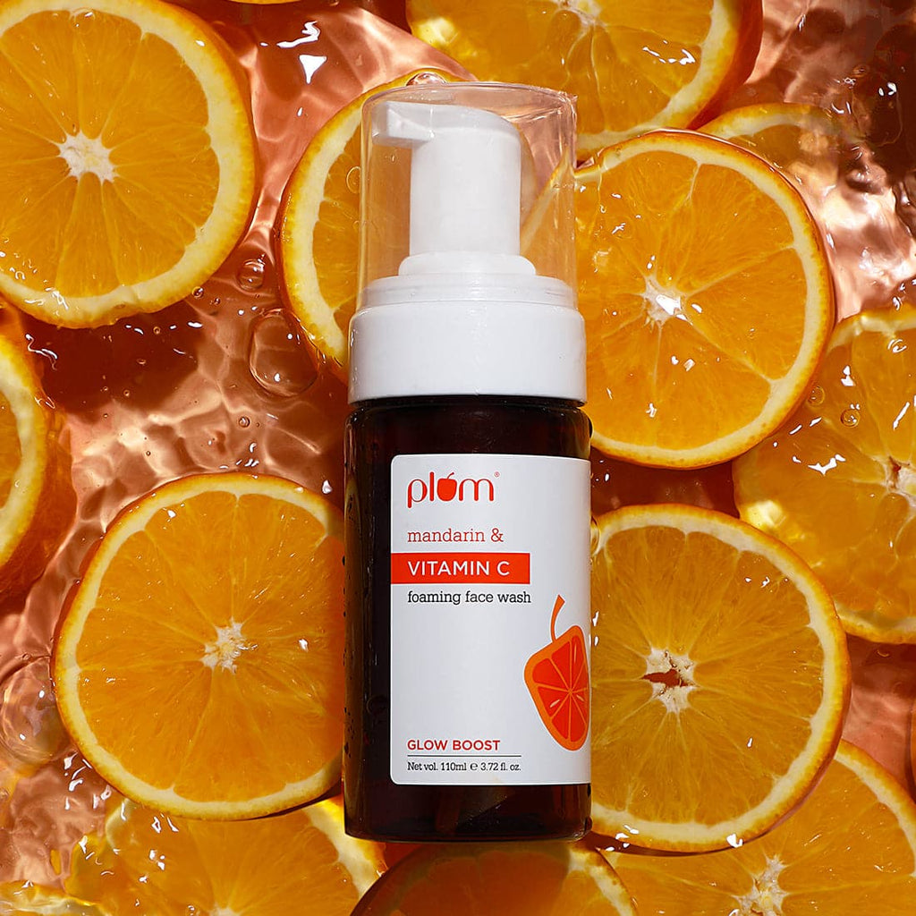 Plum Vitamin C Foaming Face Wash with Mandarin