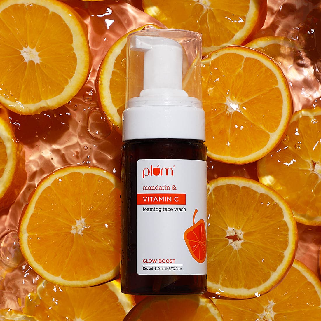 Plum Vitamin C Foaming Face Wash with Mandarin