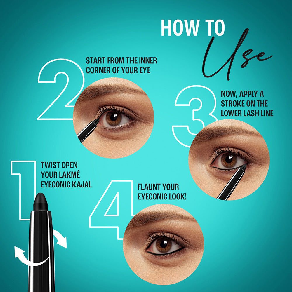Lakmē 9 to 5 Eyeconic Kajal Twin Pack
