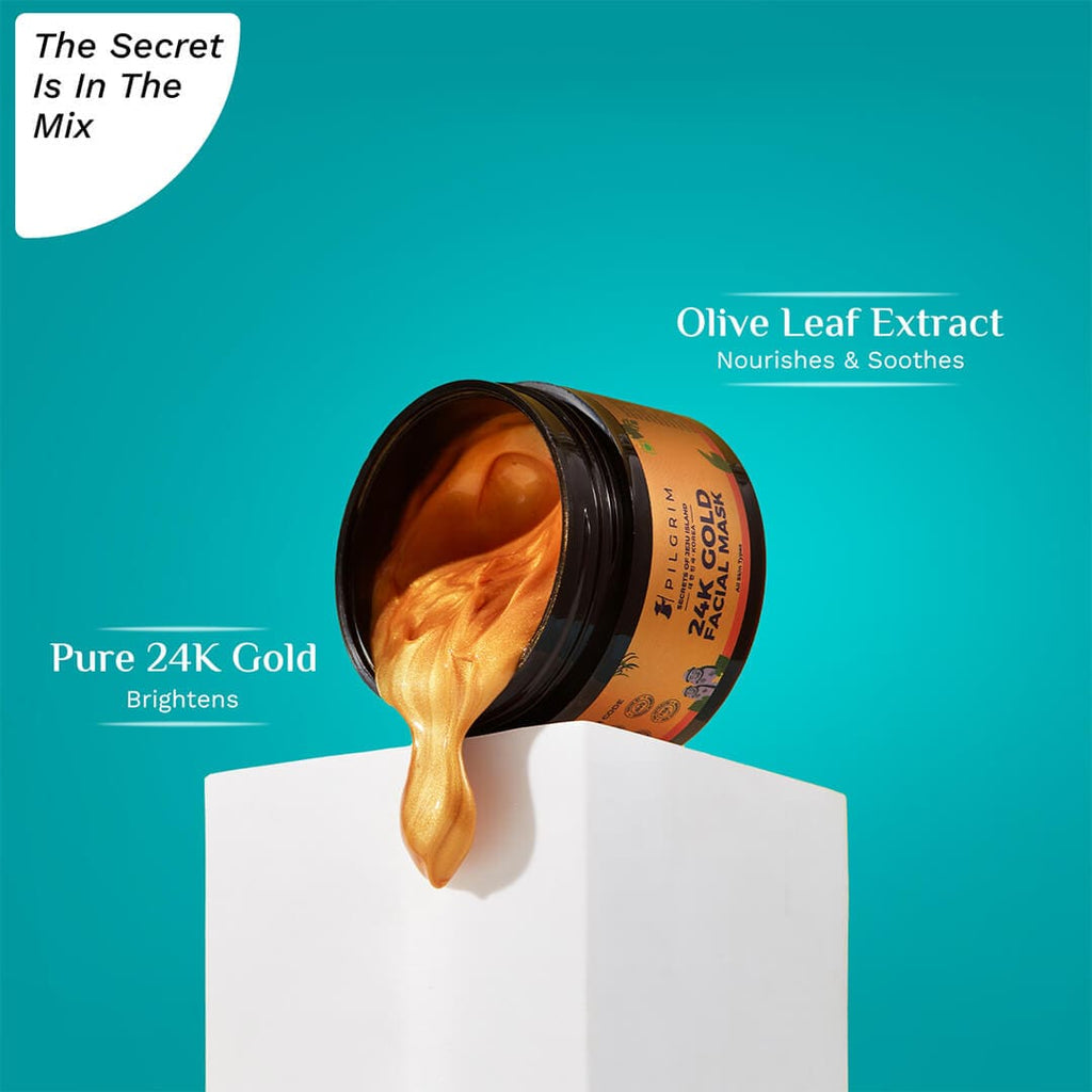 Pilgrim 24K Gold Facial Mask - 50gm