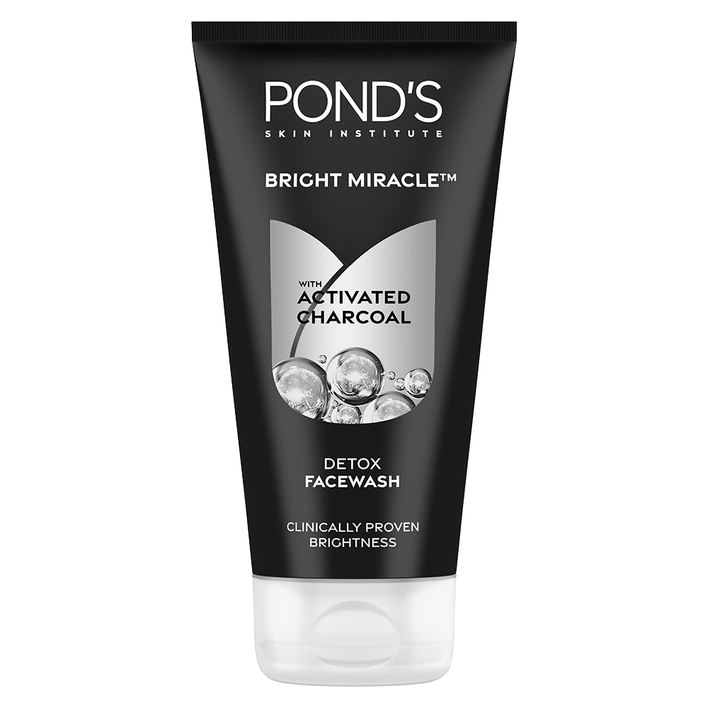 POND'S Bright Miracle Detox Facewash with 10X Power of Charcoal