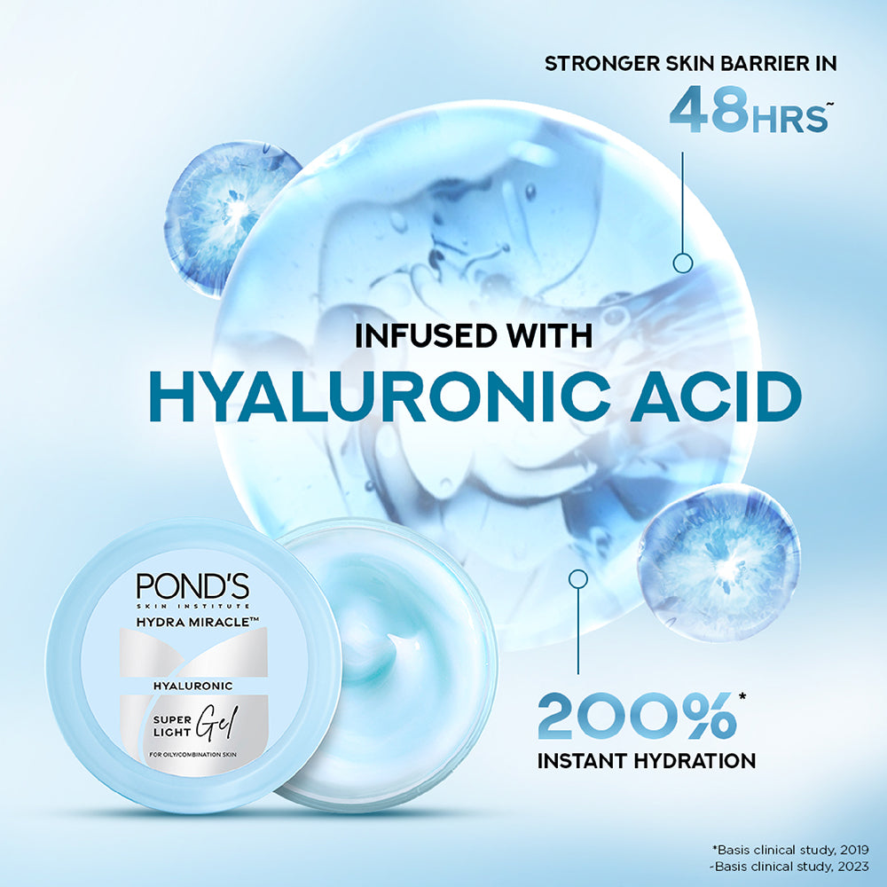 POND'S Super Light Gel Oil-Free Moisturize with Hyaluronic Acid & Vitamin E 48HR Hydration