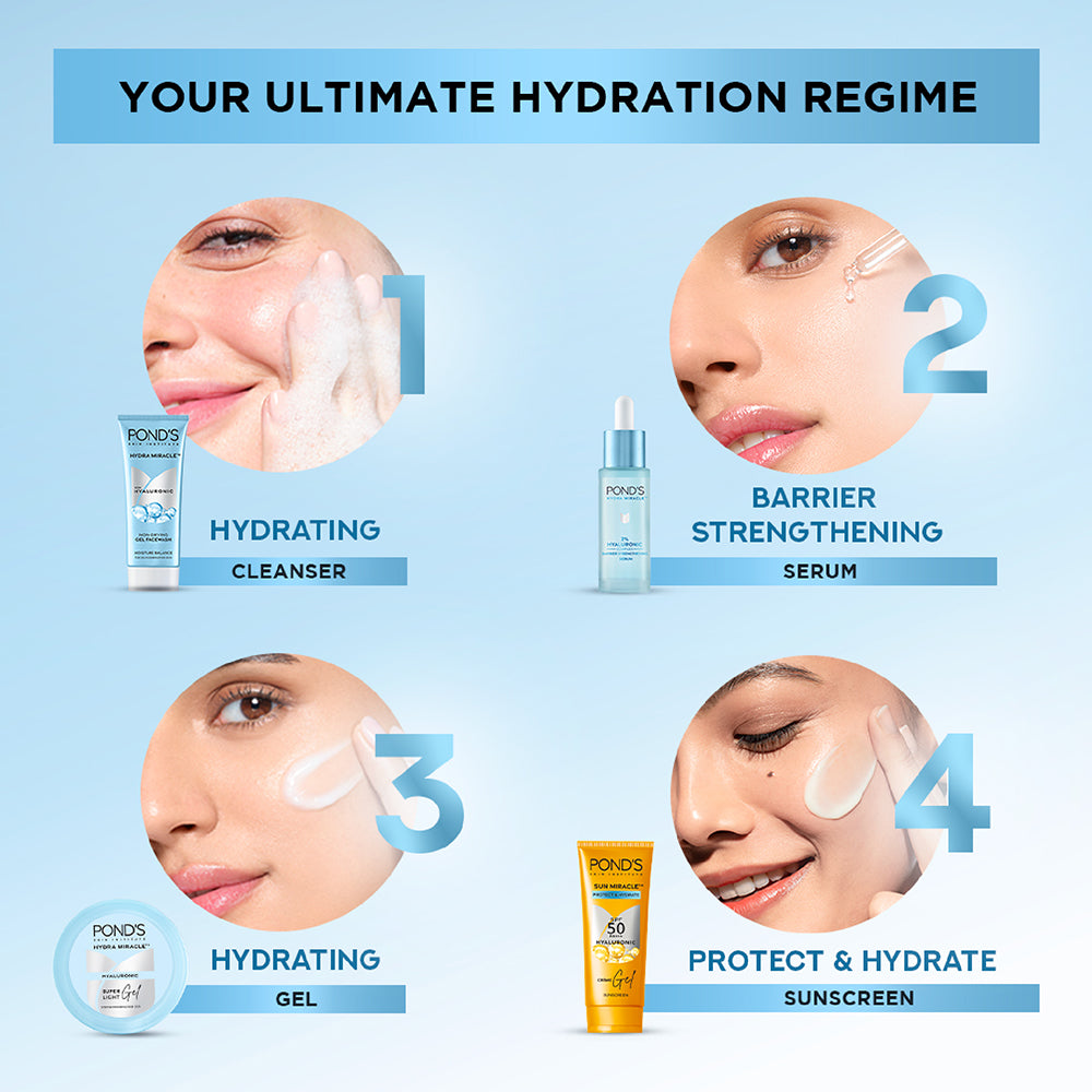 POND'S Super Light Gel Oil-Free Moisturize with Hyaluronic Acid & Vitamin E 48HR Hydration