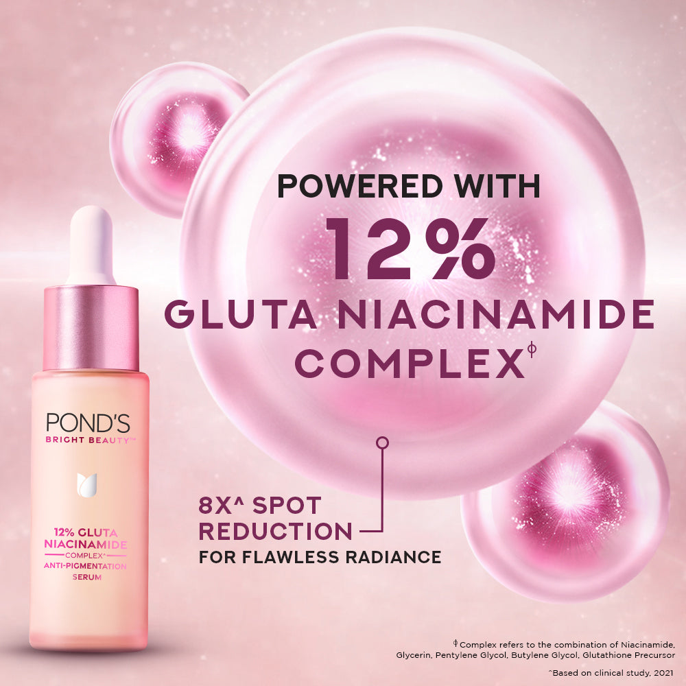 POND'S Anti-Pigmentation Serum with 12% Gluta-Niacinamide Complex for Flawless Radiance