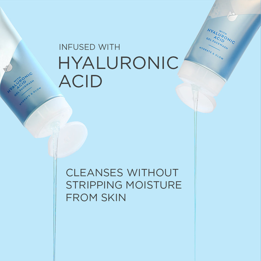 POND'S Hydra Light Hyaluronic Acid Hydrating Gel Facewash - Hydrate and Glow