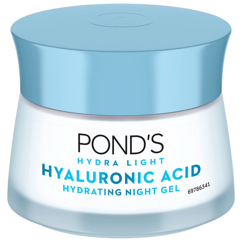 POND'S Hydra Light Hyaluronic Acid Hydrating Night Gel - Plumps Skin for 72 Hours