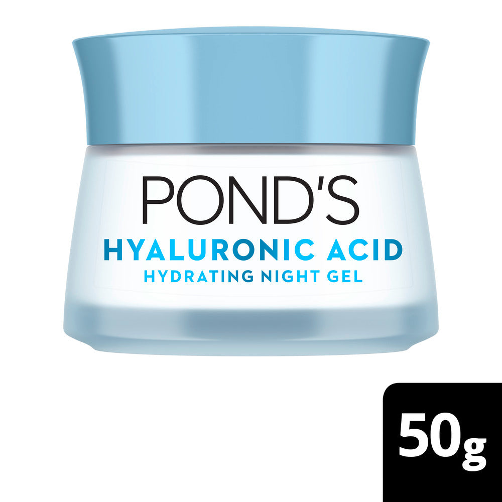 POND'S Hydra Light Hyaluronic Acid Hydrating Night Gel - Plumps Skin for 72 Hours