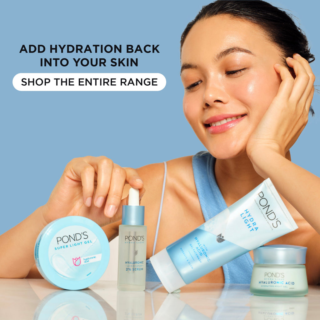 POND'S Hydra Light Hyaluronic Acid Hydrating Night Gel - Plumps Skin for 72 Hours