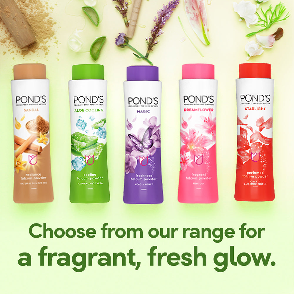 POND'S Aloe Cooling Talc, With 100% Natural Aloe vera extract