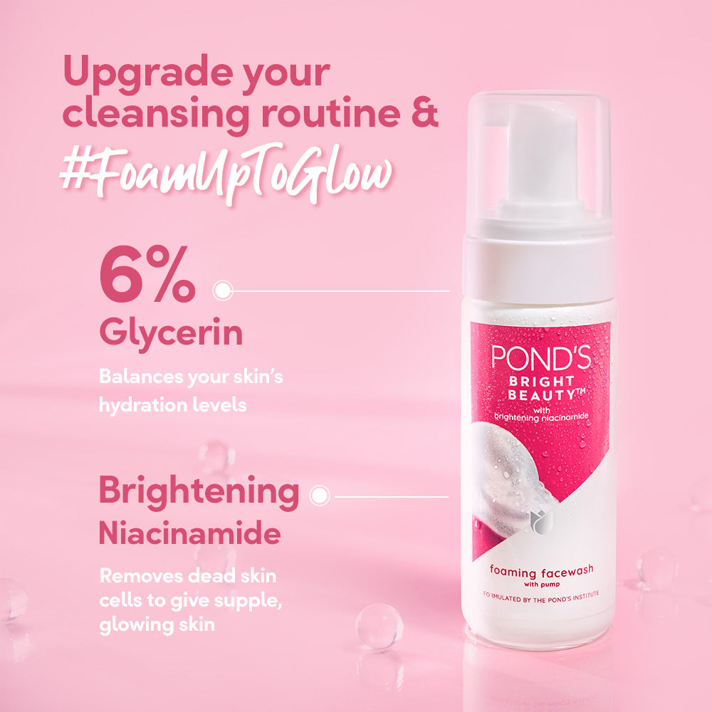 POND'S Bright Beauty Foaming Pump Facewash