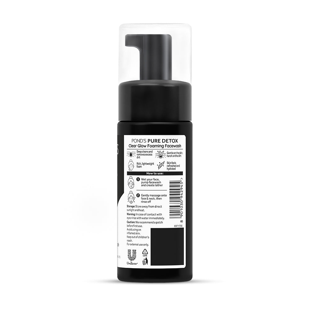 POND'S Pure Detox Foaming Pump Facewash 150ml