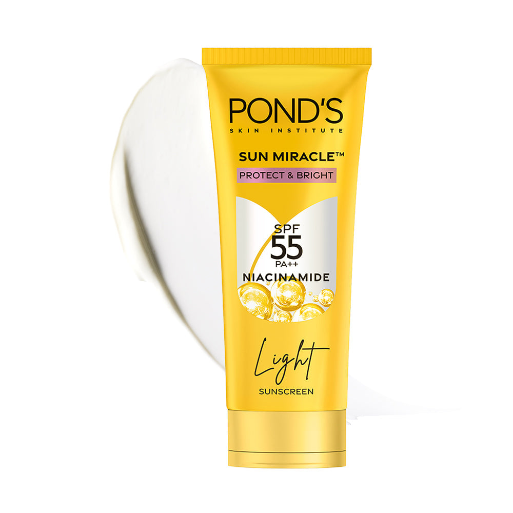 POND’S Sun Miracle SPF 55 PA+++ Light Sunscreen - Protect & Bright
