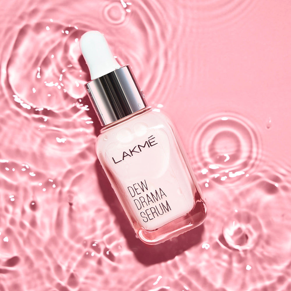 Lakmē Dew Drama Serum 6% Vitamin E & Pro-Ceramide for Skin Barrier & Dewy Radiance 15ml