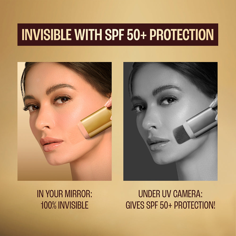 Lakmē Sun Expert Invisible Sunstick SPF 50+ PA++++ for UVA/B,No white cast,on the go protection 18G