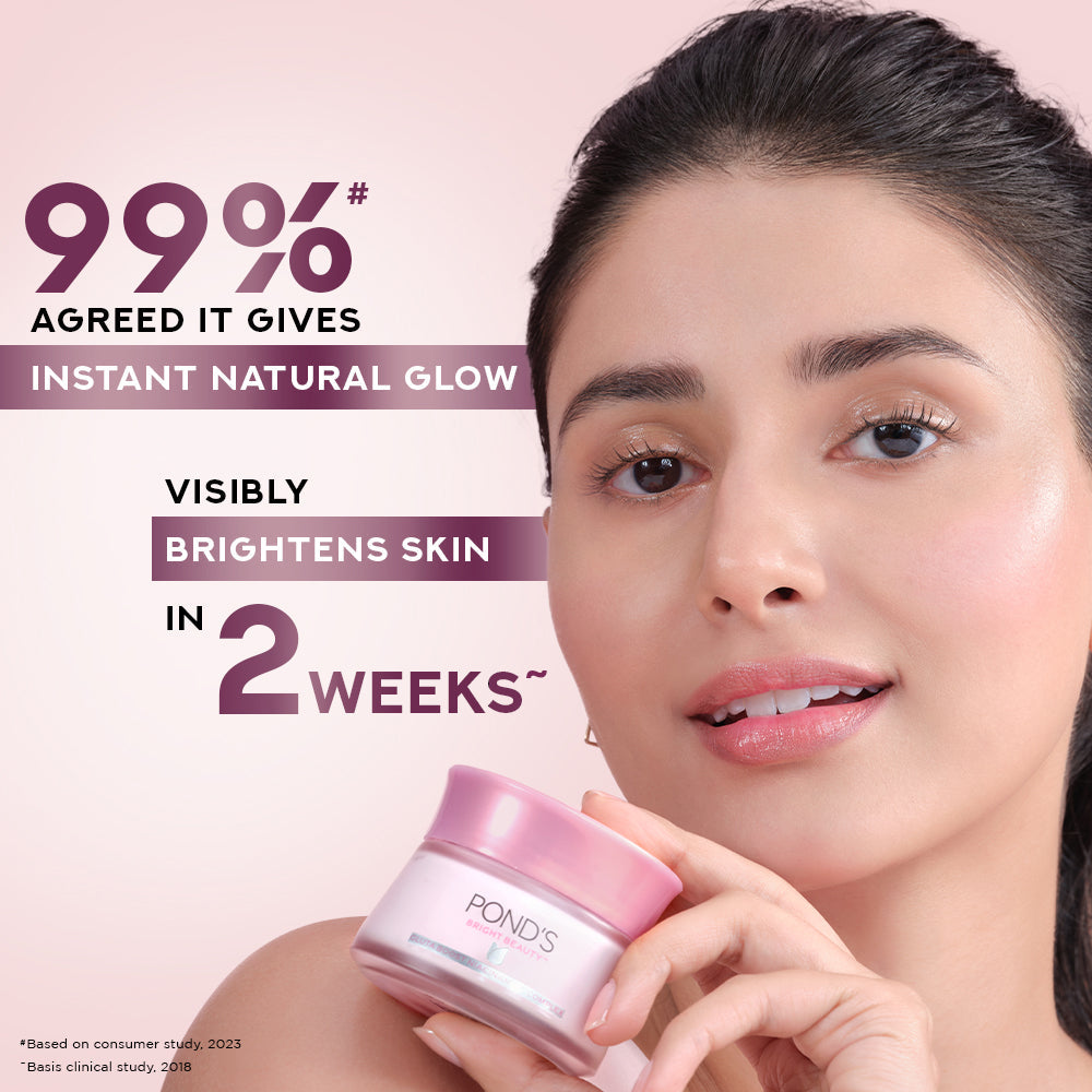 POND'S Bright Beauty Gel Crème with Glutaboost Niacinamide Complex for Fading Dark Spots, 50g