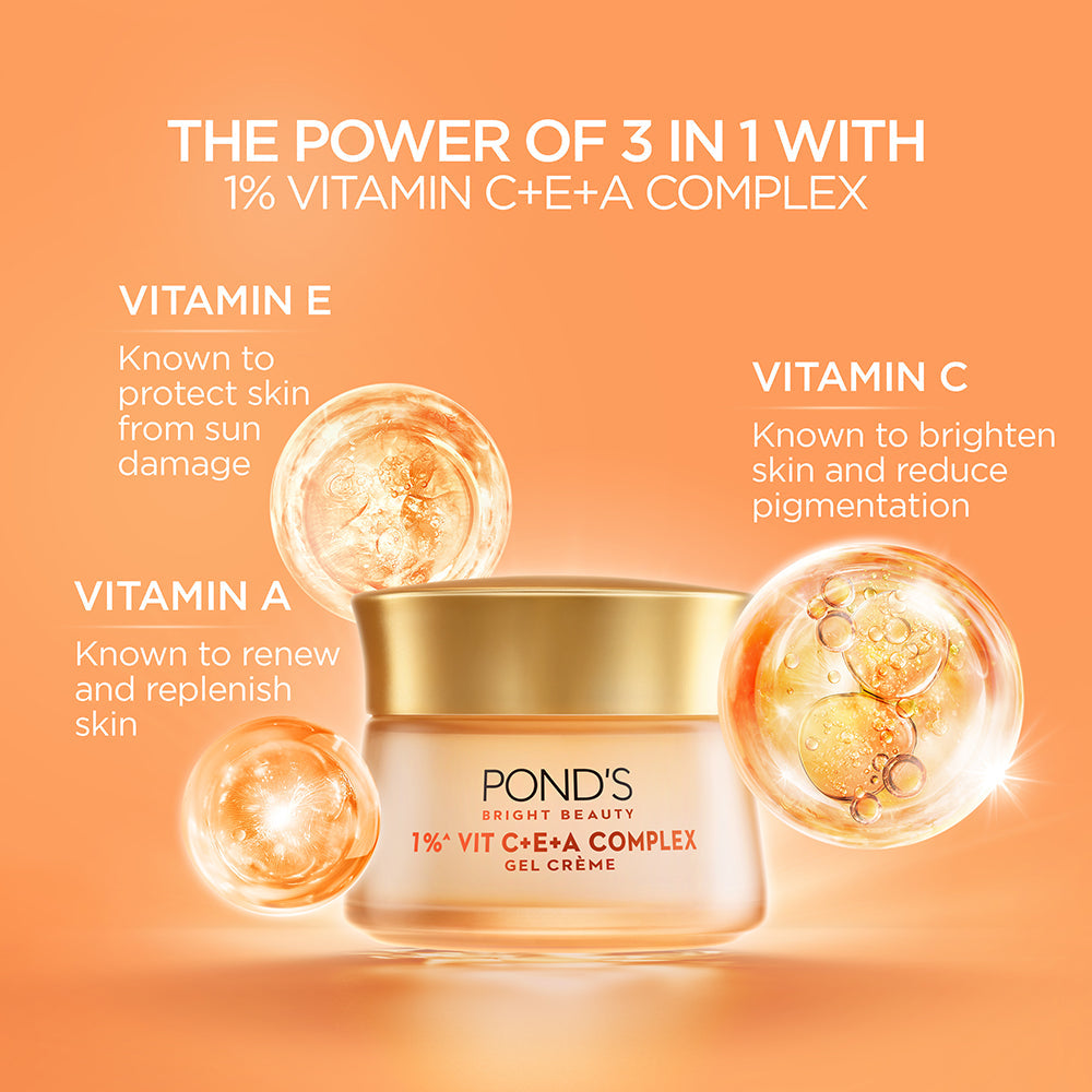 POND'S Bright Beauty 1% Vit C+E+A Gel Crème