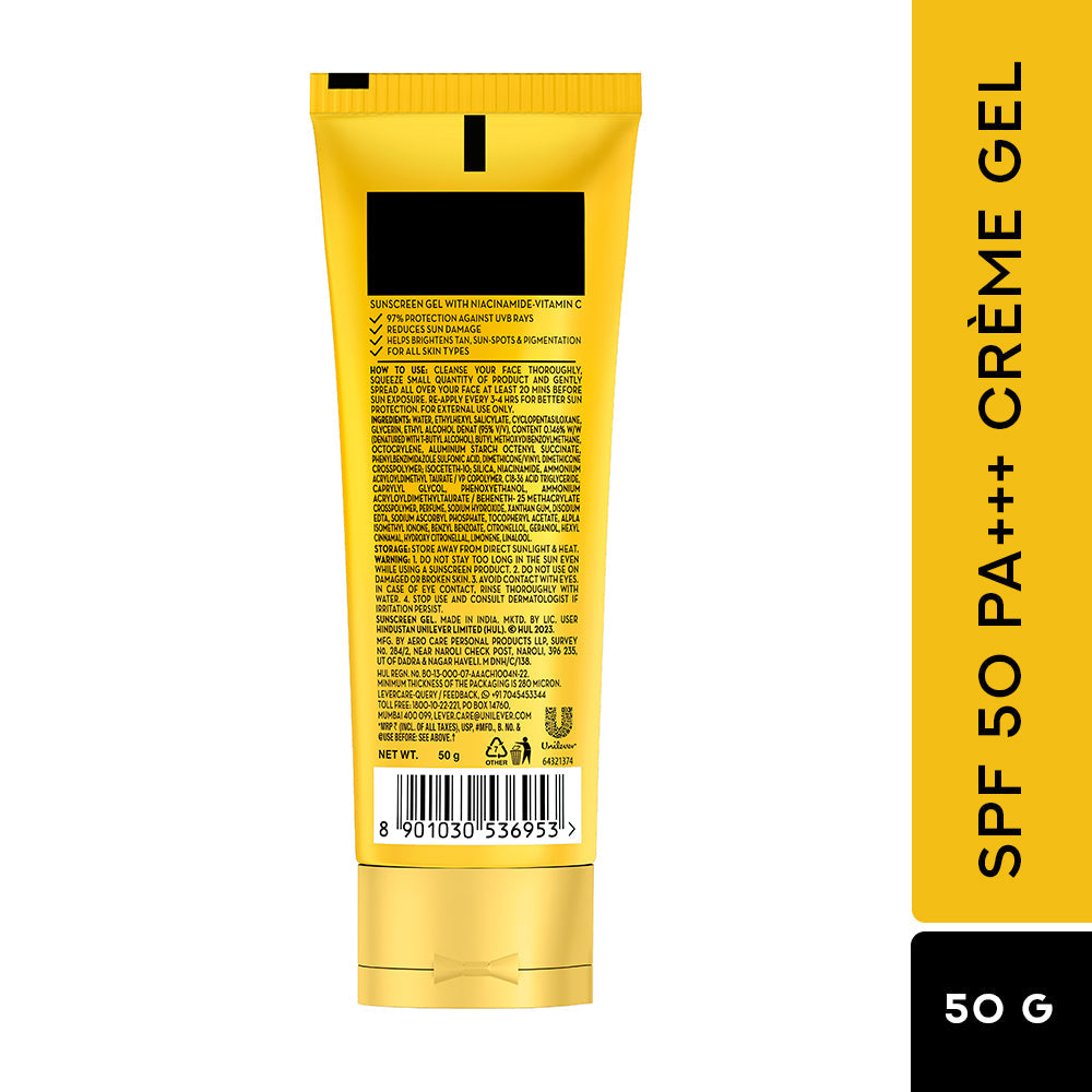 POND'S Sun Miracle SPF 35 PA+++ Crème Gel Sunscreen - Protect & Bright, With Niacinamide