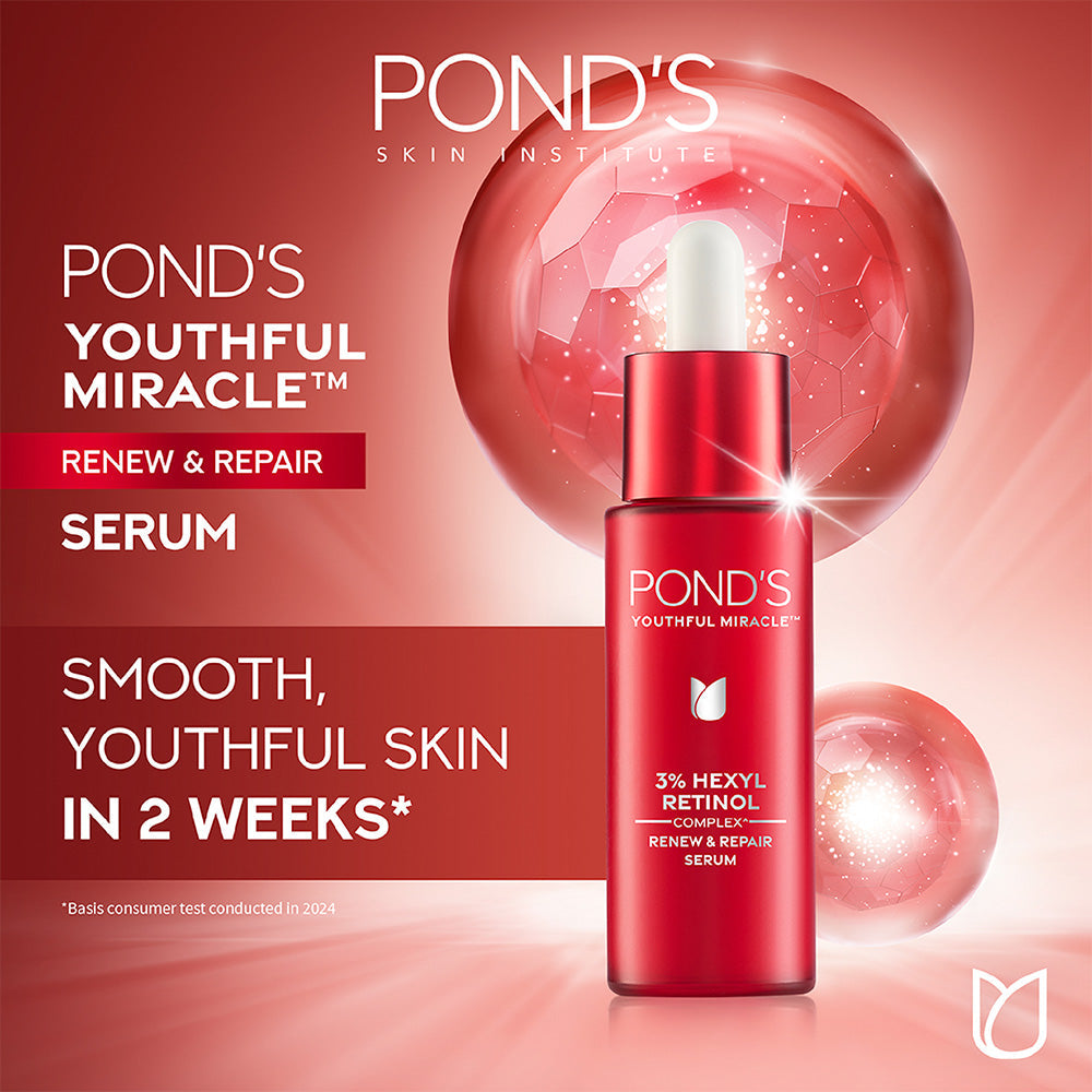POND'S Youthful Miracle Hexyl Retinol, Renew & Repair Serum