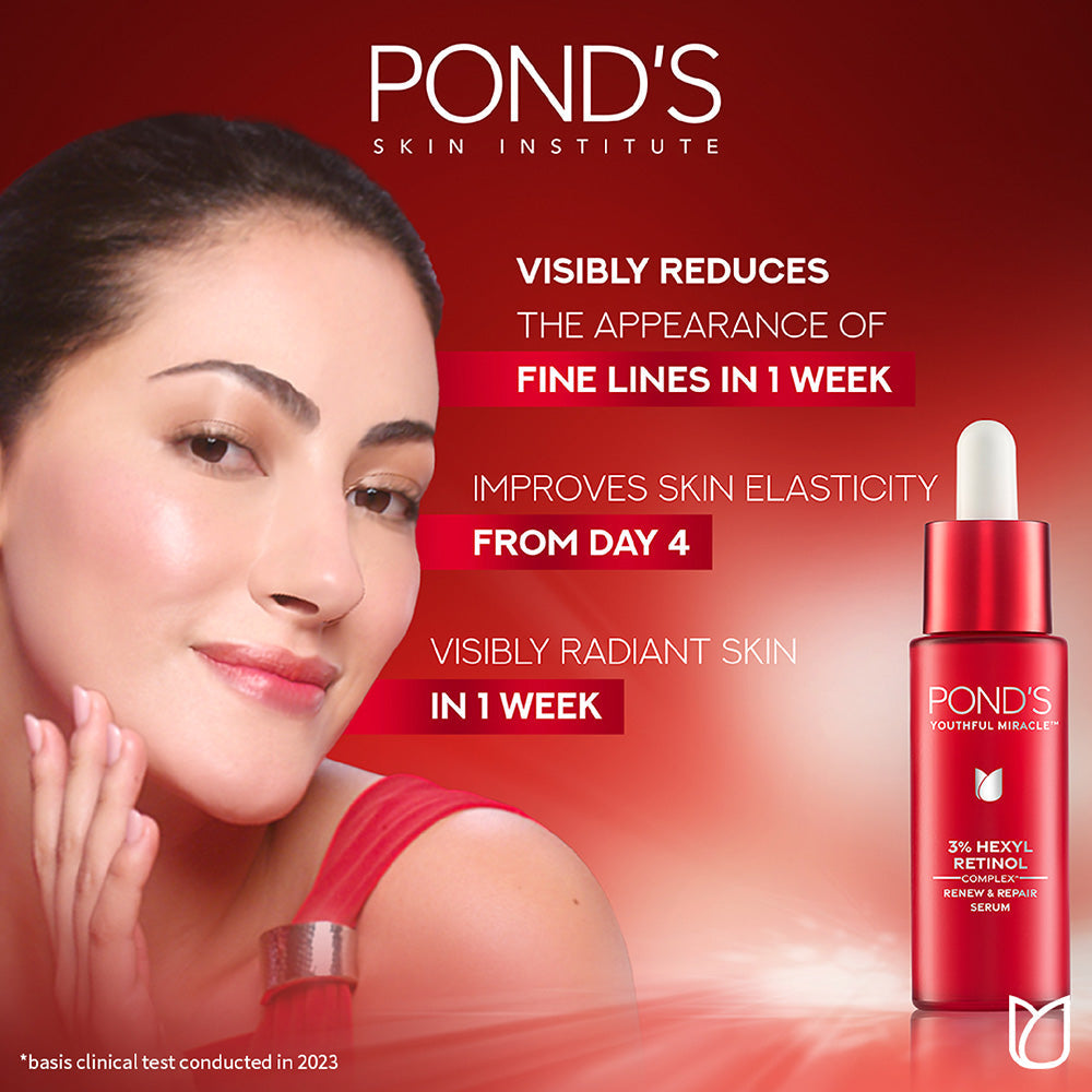POND'S Youthful Miracle Hexyl Retinol, Renew & Repair Serum