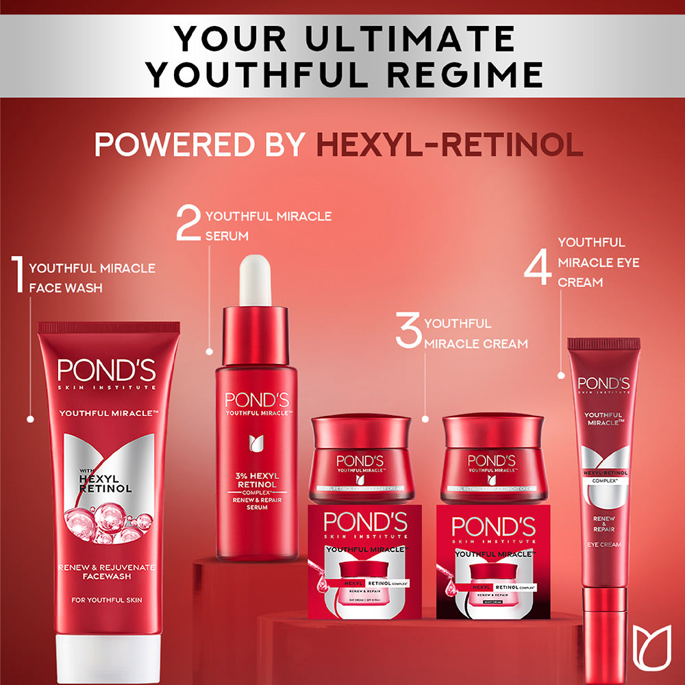 POND'S Youthful Miracle Hexyl Retinol, Renew & Repair Serum