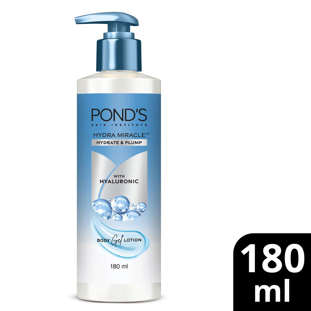 POND'S HYDRA MIRACLE HYALURONIC GEL BODY LOTION - PROTECT & HYDRATE WITH 1% HYA-NIA COMPLEX