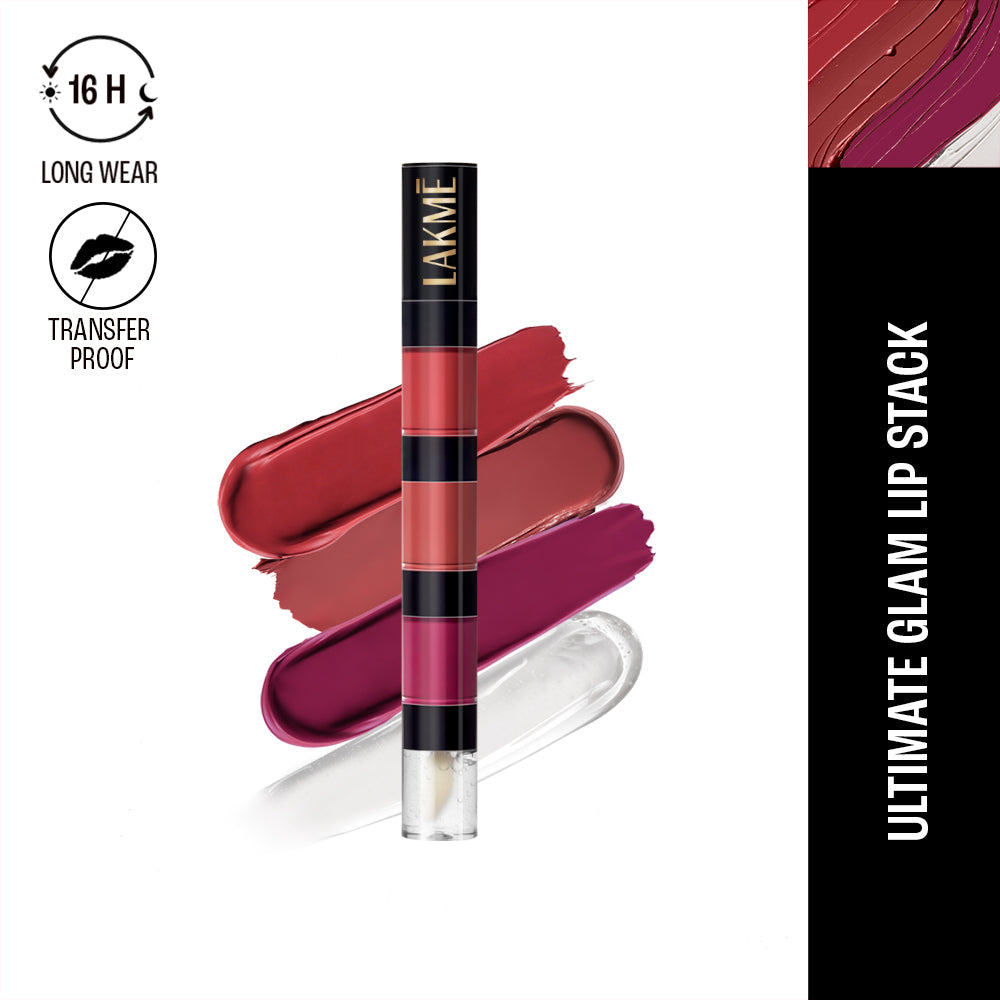 Lakmē Ultimate Glam 4 in 1 lip stack