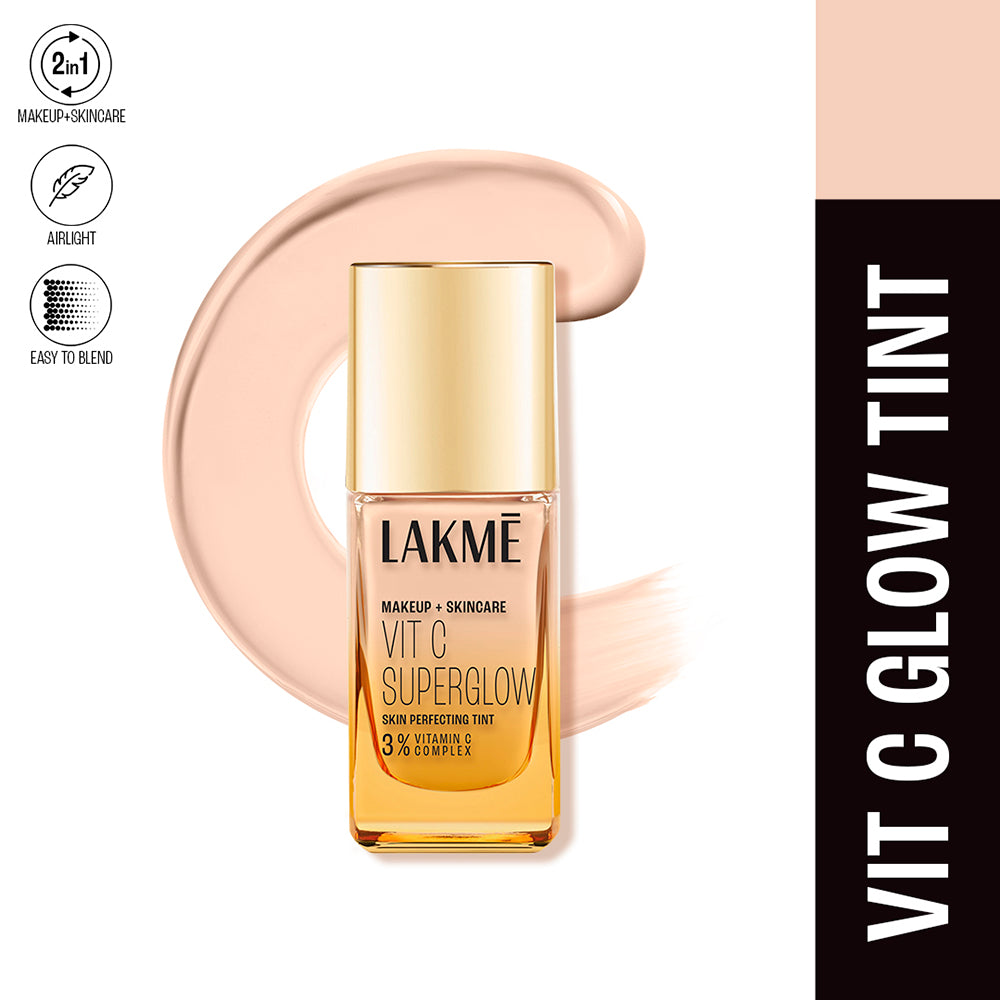 Lakmē VitC Superglow Tint, Compact & Concealer Trio