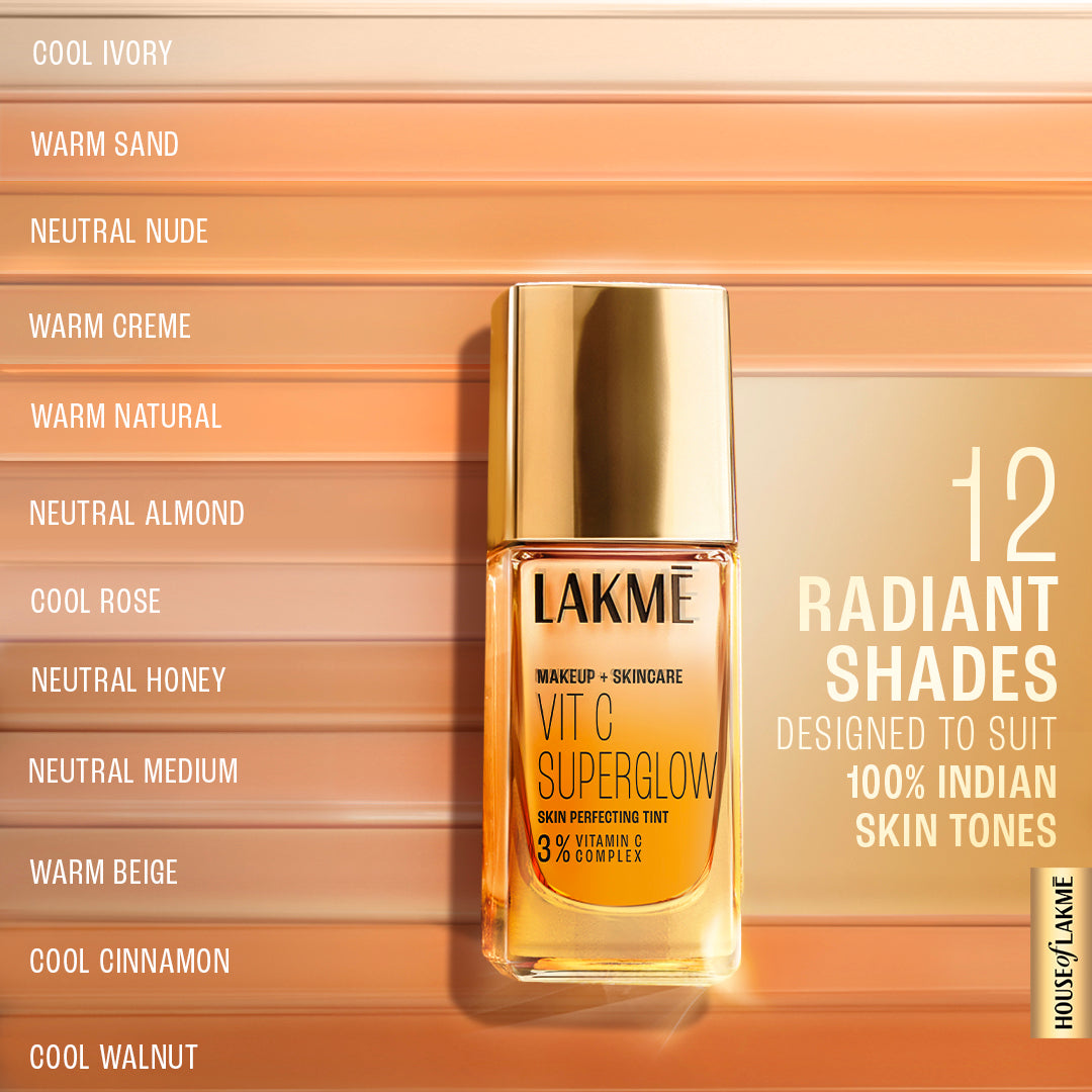 Lakmē VitC Superglow Primer, Tint & Concealer Trio